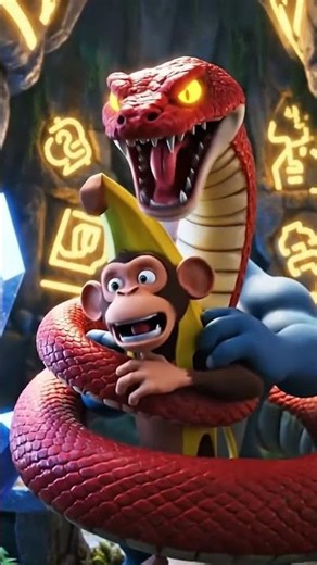 Tralalero Tralala vs Giant Red Snake 🐍 | Epic Cave Battle #Shorts#YouTubeShorts#YTShorts#ShortsFeed