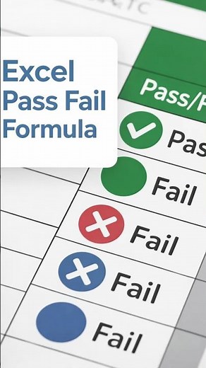 EXCEL Hack to Automatically Grade Pass or Fail?