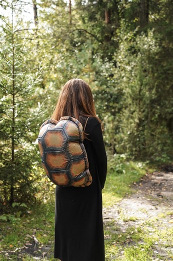 Adult Turtle Costume: Handmade Shell Backpack, Reptile Halloween Costume - Etsy