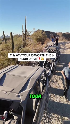 This ATV TOUR IS WORTH THE 6 HOUR DRIVE‼️😳 #offroad #arizonacheck #sonorandesert #fyp #offroad4x4