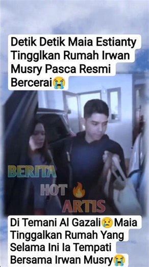 OFFICIALLY DIVORCE😱MAIA ESTIANTY LEAVES IRWAN MUSRY'S HOUSE😭#maiaestianty #irwanmussry #yunishara...