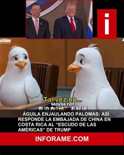 Así responde la embajada de China en Costa Rica al “Escudo de las Américas” de Trump