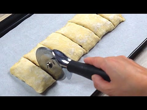If you have 1 Apple 🍎Make this Easy and Delicious Puff Pastry in 5 Minutes!
