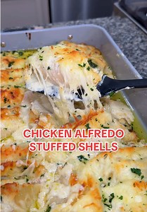 Chicken Alfredo Stuffed Shells Recipe — Cheesy Weeknight Dinner