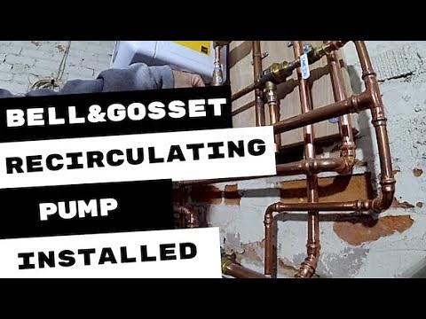 B&G Recirculating pump added to Navien NCB 240 Combi Boiler