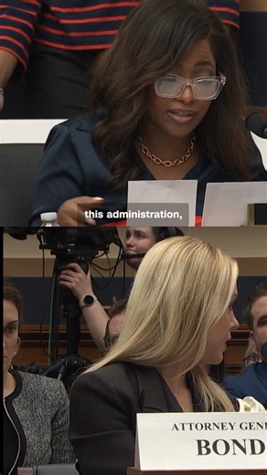 Democratic Congresswoman Jasmine Crockett from Texas clashed with US Attorney General Pam Bondi over the multiple mentions of President Donald Trump's name in the Epstein files. Tap to read more: https://cnn.it/3MBFwPu | CNN Politics