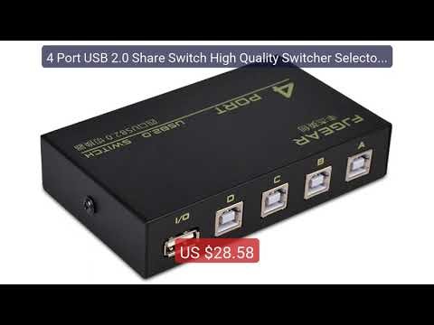 4 Port USB 2.0 Share Switch High Quality Switcher Selector Bo... — Amazing Value 2026 | Must Have!