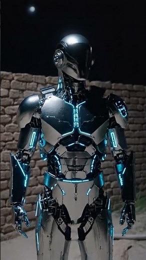 Epic Robot Suit Transformation 🤖⚡ #Shorts