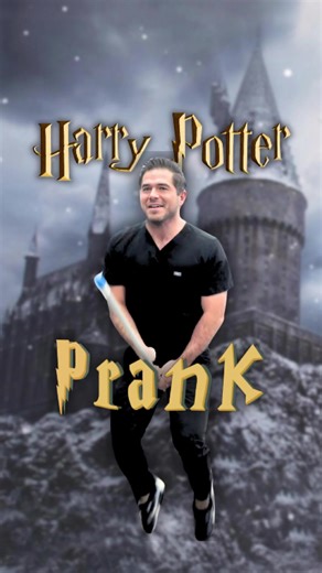 Harry Potter Prank! We pulled a fast one on Dr. Coleman. We told him we would edit this video to make him look like he was flying around the office like a wizard! However, that was never the plan! Got ya Dr. Coleman! #harrypotterprank #funnyprank #officehumor #gotyou #flyingbroom