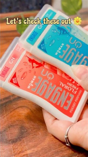 Fragrance that’s easy on your pocket: Engage Pocket Perfume #engage #aqua #floral #fragrance #love