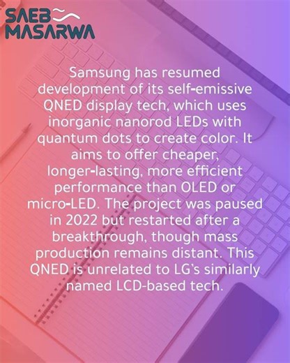 Samsung restarts development on its QNED TV tech aimed at challenging OLED displays