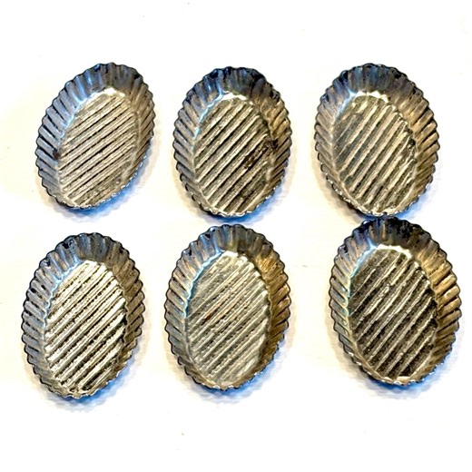 Vintage Tart Tins 2-inch by 1.25-inch. Set of 6. Used - Etsy