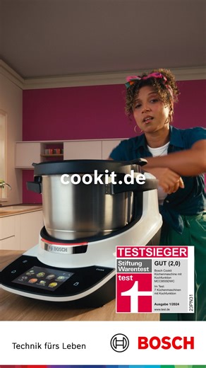 17 reactions | Cookit kann mehr #LikeABosch Entdecke den Testsieger mit dem großen Topf für bis zu 8 Portionen. | Bosch Home | Facebook