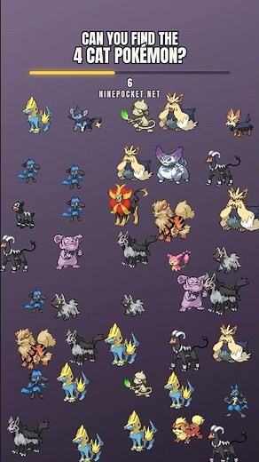 Find all the cat Pokemon #pokemon