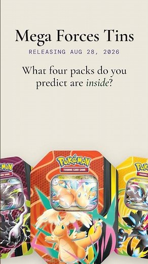 What is inside the Mega Forces tins?