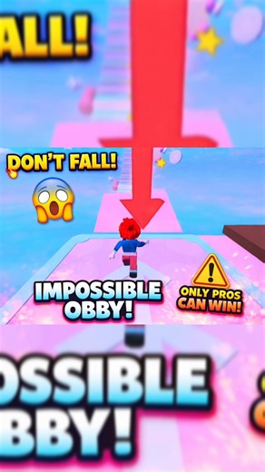 DON’T FALL! 😱 The Most IMPOSSIBLE OBBY in Roblox! 🔥#roblox #shorts