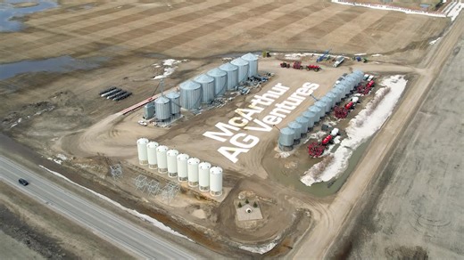 Check out this timelapse of a Lambton Conveyor Limited receiving bucket elevator and drag, top drags, and overhead loadout bin being installed at a customer site in Watrous, SK. A big thank you to McArthur Ag Ventures for working with our Flaman Grain Systems team on this project! | Flaman Group of Companies