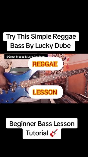 How To Play Simple Reggae Bass by Lucky Dube