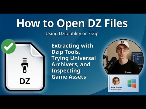 DZ File Tutorial: Opening Dzip Compressed Archives