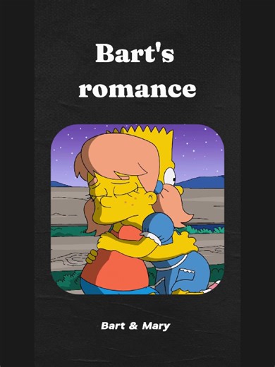Bart's romance#fyp #fypシ #thesimpsons #cartoon #us | Bart Simpsons