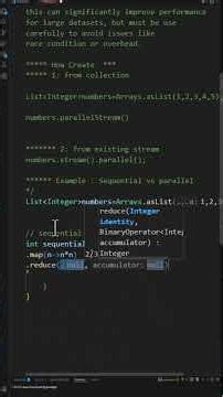 Parallel Stream #coding #javaprogramming #computerscience #javalanguage #javaee #java #programming