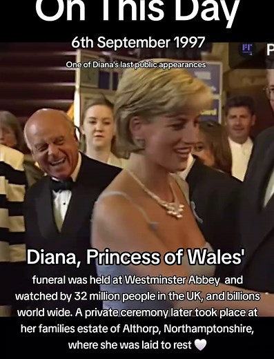 Diana Princess of Wales funeral — 6 September 1997
