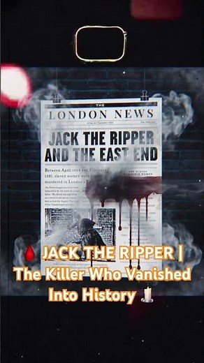 🩸 JACK THE RIPPER | The Killer Who Vanished Into History 🕯️