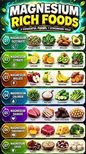 Magnesium-Rich Foods You NEED to Know! ⚡