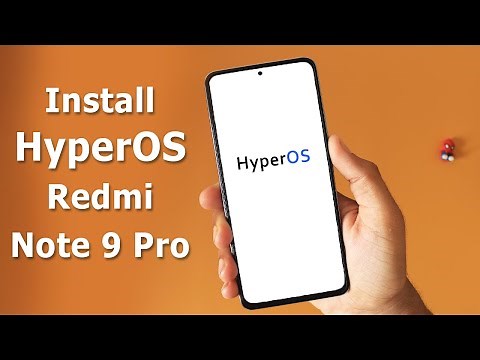 Install HyperOS On Redmi Note 9 Pro
