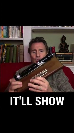 Liam Neeson Explains How to Turn On a Lightsaber