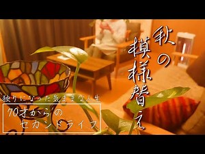 【70代おばあちゃんの日常】～移ろう季節～リビングを秋冬に模様替え【vlog/シニアライフ】