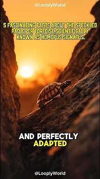 The World’s Smallest Tortoise Is Almost Invisible. #facts #tortoise #wildlife #documentary