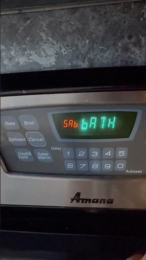 How to get rid of sabbath mode on Amana stove Aer5815rcs|Amana stove sabbath mode turning off