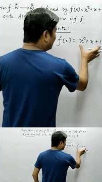 how to prove onto function