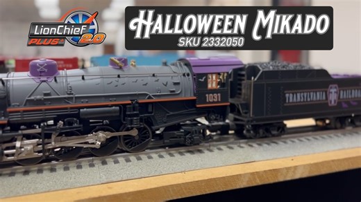 THIS JUST IN: Halloween is right around the corner, so don’t miss out on this Halloween LC 2.0 Mikado that is perfect for your spooky layout! Check with your local Lionel Authorized Dealer for availability. | Lionel Trains