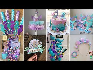 Mermaid birthday theme decorations ideas || Mermaid birthday theme