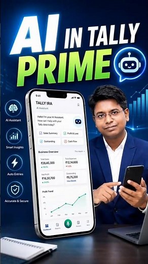 AI in Tally Prime! Tally IRA Mobile App Explained in 60 Seconds #Shorts