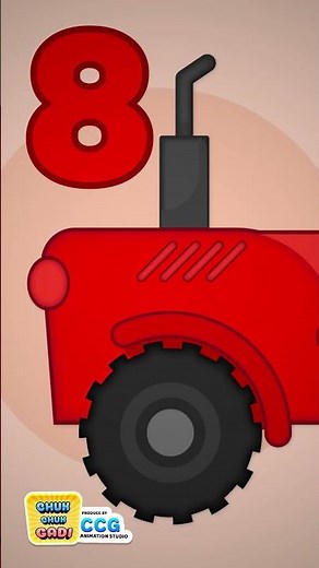 10 Little Tractors Fun Countings Songs