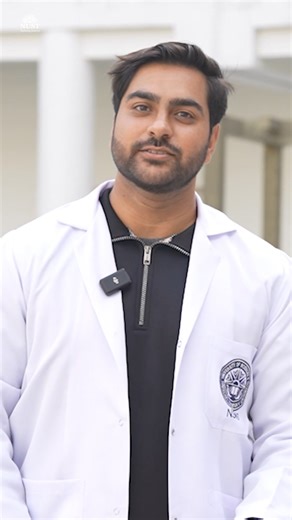 A testimonial from one of our 1st year students at #NUST School of Health Sciences (NSHS), where impactful research & innovation meets medical science. #HealthcareProfessionals #MedicalSchool #DefiningFutures | NUST