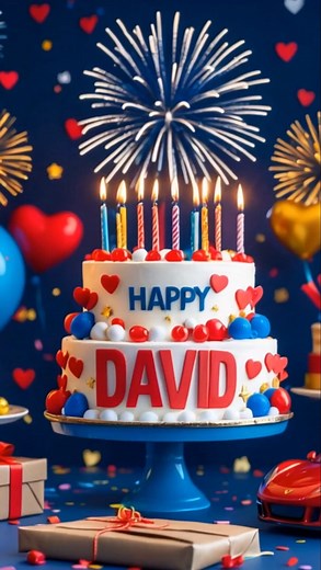 🎂 Happy Birthday, David! 💙 A Special Song to Celebrate You 🎉 This heartfelt birthday video is dedicated to David — someone truly special who brings light, joy, and strength to the lives around him. Let this cheerful song, warm message, and vibrant visuals bring a smile to your face and make your day unforgettable. ✨ All music, lyrics, and visuals in this video were lovingly created by me — the original artist, composer, and visual designer — to make David’s birthday truly unforgettable. Thank