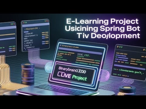 🔴 LIVE: E-Learning Project Development Using Spring Boot & Hibernate | Full Stack Java Project .
