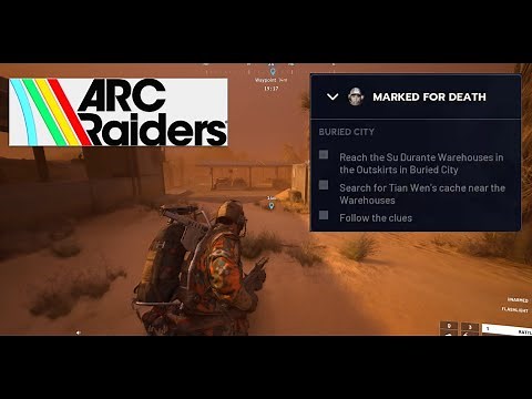 Su Durante Warehouse search for Tian Wen's cache near warehouses - ARC RAIDERS - Marked for Death