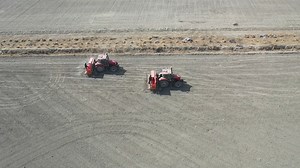 It's spring farming time in China's Xinjiang. Local farmers use the BeiDou Navigation Satellite System to guide unmanned seeders to reduce the time and labor cost of farming. #GLOBALink | China Xinhua News