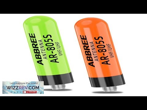 ABBREE AR 805S UV Dual Band Short Antenna for Baofeng Walkie Talkie 2.15dBi