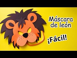 Cómo hacer una máscara de león