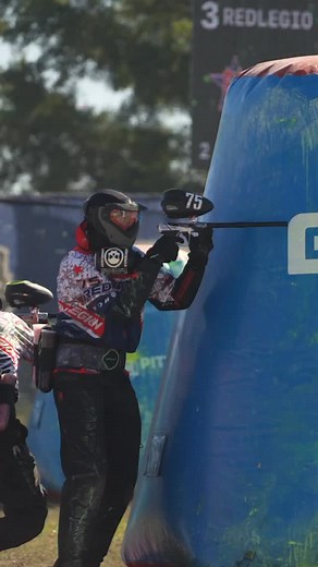 Red Legion…outthinking, outworking, outplaying. Just another day on the D side for @karslidis_92. 👏 #choosedye #paintball | DYE Paintball
