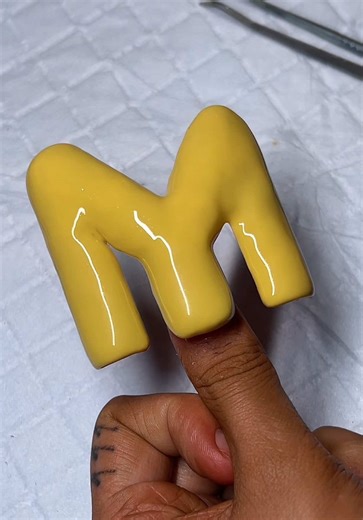 Day 65: HUGE MCDONALDS LOGO #foryoupage #gelxnails #3dnailart #nailart #Mcdonalds