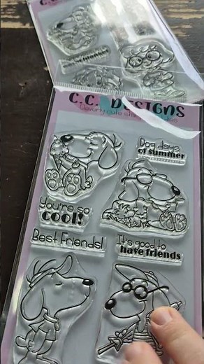 New release from C.C. Designs - 4 new stamps