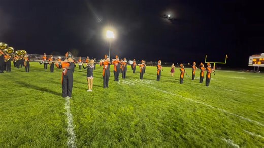 11K views · 187 reactions | The Fruitland Grizzly High School Marching Band and Color Guard took the field during halftime of the Homecoming game on Friday, October 3rd, 2025, performing their competition show to an enthusiastic and supportive home crowd. | Living In The News .Com | Facebook