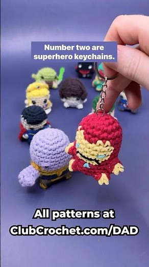 5 Crocheted Gifts for Dads 🧶 #crochet #amigurumi #crochetpattern #crafts